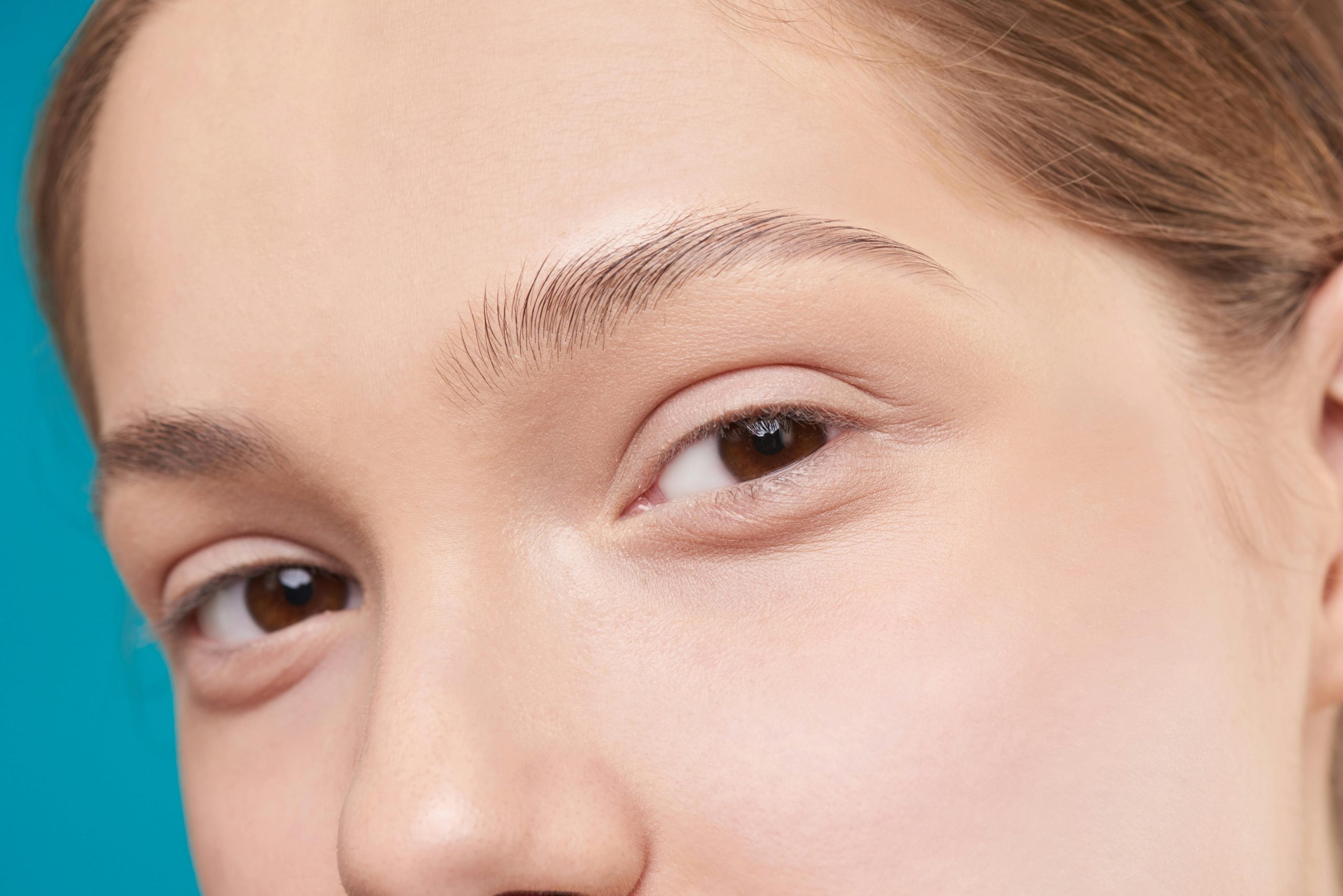 Close-up Eye Serum Application
